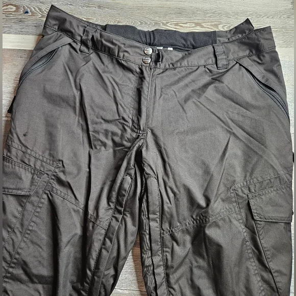 PWDR ROOM Ski Snow Pants Black Size Large
